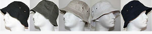 MULTIPLE COLOR UNISEX LINEN BUCKET SOLID HAT - Image 2