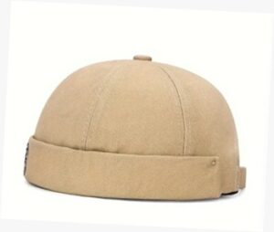 CREAM DOCKER HAT HIP HOP SKULL CAP